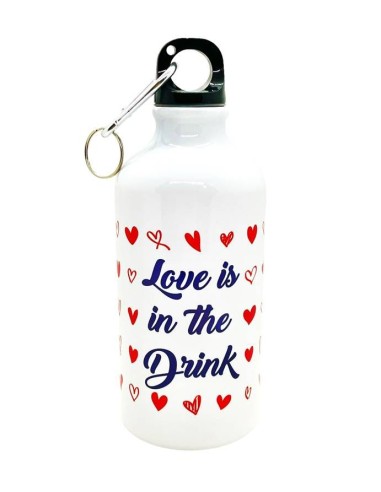 Borraccia 500 ML con moschettone -...