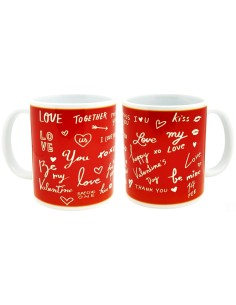 Tazza mug ceramica "Red Love"