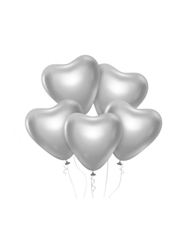 Palloncini in lattice cuore Platinum...