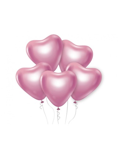 Palloncini in lattice cuore Platinum...