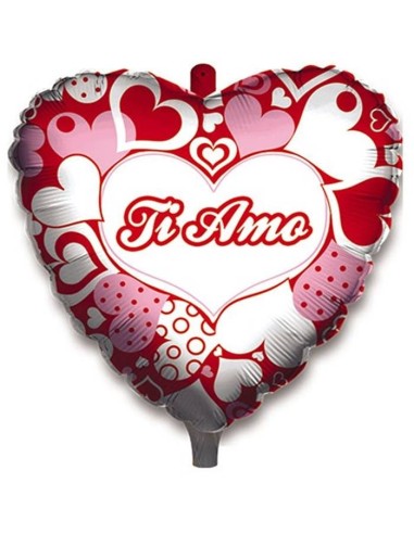 Palloncino mylar 18" Cm. 45 Love Ti amo