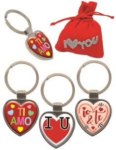 Portachiavi cuore con...