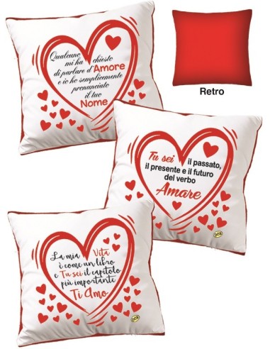 Cuscino quadrato Cm. 46x46 - Love -...
