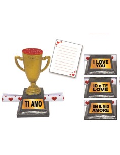 Mini coppa resina Love Cm....