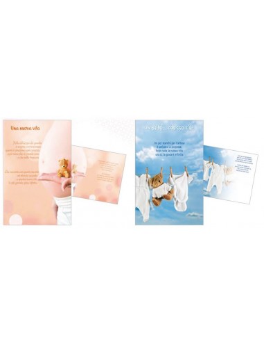 Biglietto auguri classico Nascita e...