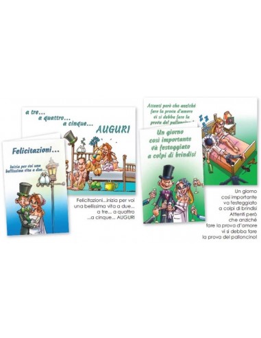 Biglietto auguri classico Matrimonio