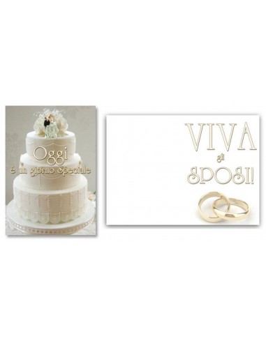 Biglietto auguri classico Matrimonio
