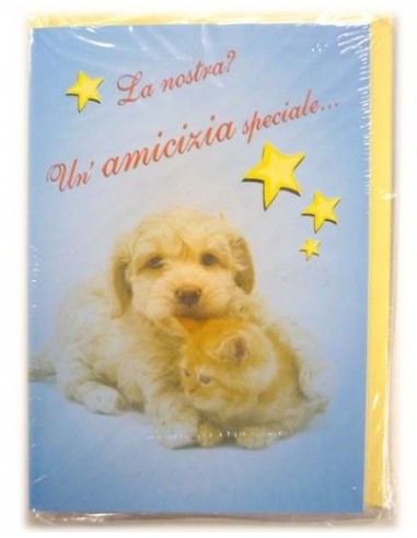 Biglietto auguri classico Amicizia