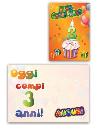 Biglietto auguri classico Compleanno...
