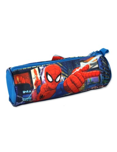 Astuccio cilindro tombolino Spiderman Cm. 23x8