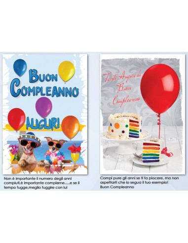 Biglietto auguri classico "Buon...