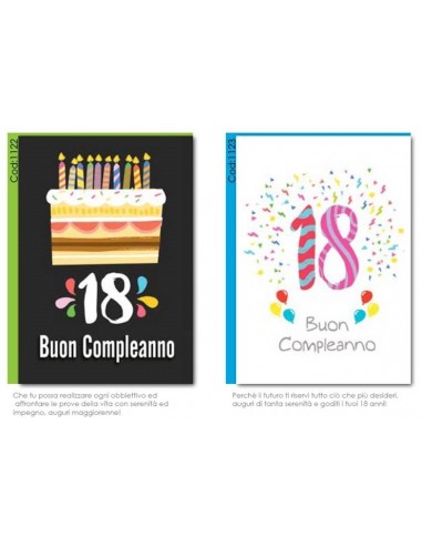 Biglietto auguri classico Buon...