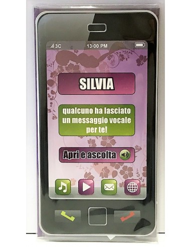 Biglietto auguri musicale verticale -...