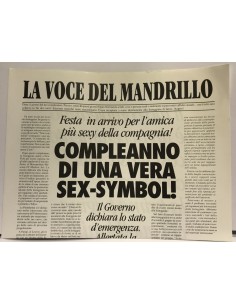Biglietto auguri giornale...
