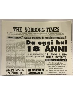 Biglietto auguri giornale...