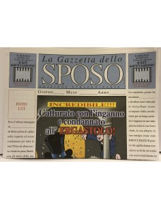 Biglietto auguri giornale...