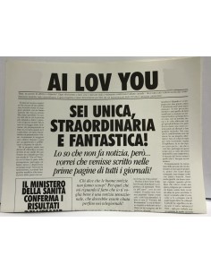 Biglietto auguri giornale...