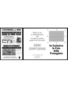Biglietto auguri giornale...