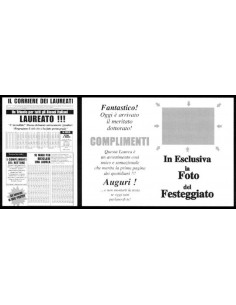 Biglietto auguri giornale...