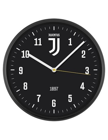 Orologio da parete tondo cm. 30 moto continuo FC Juventus