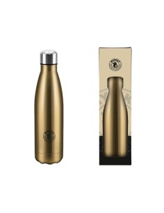 Bottiglia termica borraccia acciaio 500 ML. - Hot & Cold - Oro Gold
