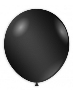 Palloncini lattice monocolore metallizzati High Quality 5" Cm. 13 Nero - Blister 100 pezzi