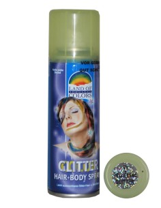 Spray Hair & Body glitterato fosforescente