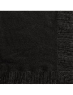 Tovaglioli drink Cm. 13x13 - Cf. 20 pz - Black