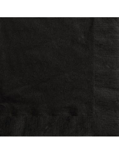Tovaglioli drink Cm. 13x13 - Cf. 20 pz - Black