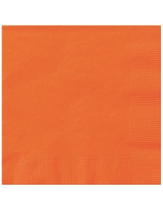 Tovaglioli drink Cm. 13x13 - Cf. 20 pz - Pumpkin Orange