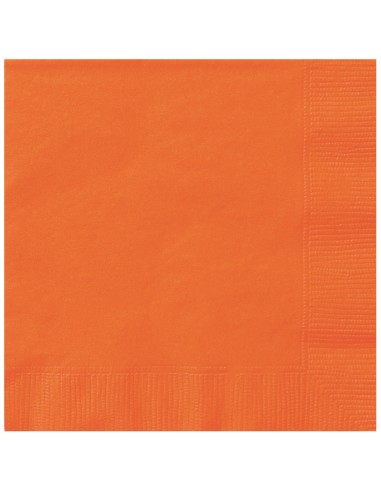 Tovaglioli drink Cm. 13x13 - Cf. 20 pz - Pumpkin Orange