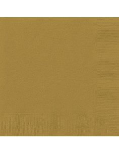 Tovaglioli drink Cm. 13x13 - Cf. 20 pz - Gold