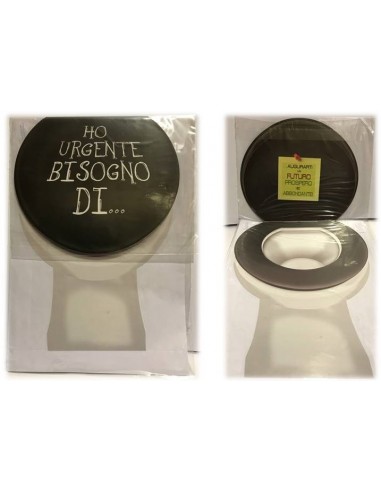 Biglietto auguri medio sagomato Wc -...