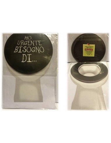 Biglietto auguri medio sagomato Wc -...