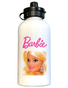 Borraccia alluminio 500 ML con tappo a scatto - Barbie Face