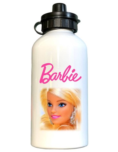 Borraccia alluminio 500 ML con tappo a scatto - Barbie Face