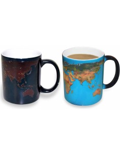Tazza mug ceramica cambiacolore "Day & Night"