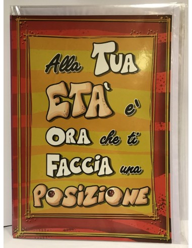 Biglietto auguri medio umoristico -...