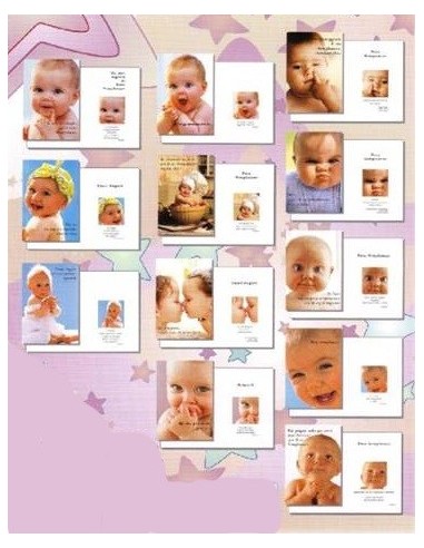 Biglietto auguri mini con bustina "Baby"