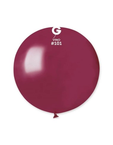 Palloncino lattice 19" Cm. 48 - Confezione 25 pz - Gemar - Vino