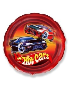 Palloncino mylar 18" Cm. 45 - Hot Cars