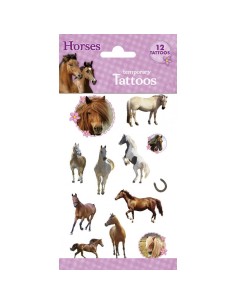 Tatuaggi "Horse Party" Cavalli in blister