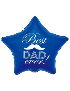 Palloncino mylar 18" Cm. 45 - Stella Best Dad Ever