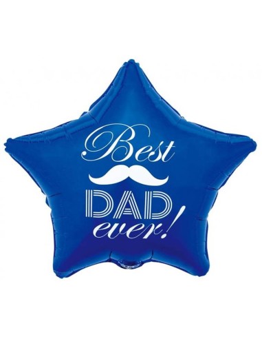 Palloncino mylar 18" Cm. 45 - Stella Best Dad Ever
