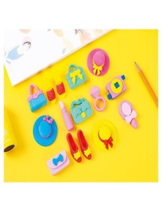 Gommine da cancellare bimba - Blister 2 pezzi - Soggetti assortiti