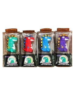 Chiavetta USB pen drive 16 GB - Dinosauri - Soggetti assortiti