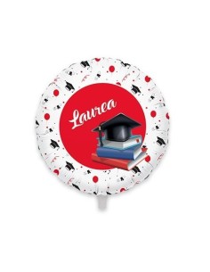 Palloncino mylar 9" Cm. 25 minishape - La mia laurea - Blister 5 pezzi