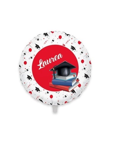 Palloncino mylar 9" Cm. 25 minishape - La mia laurea - Blister 5 pezzi