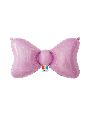 Palloncino mylar Cm. 92x49 - Fiocco rosa