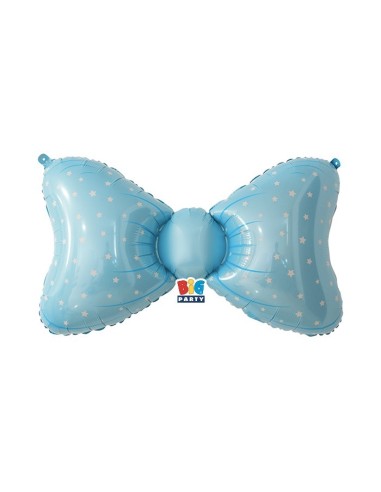 Palloncino mylar Cm. 92x49 - Fiocco azzurro